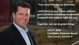 John F Gran, Candidate, Redondo Beach City Council, District 4
